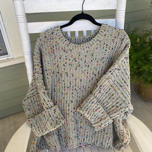 NEW - Women's Pol Clothing Cuffed Confetti Sweater